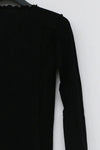 BASERANGE Long Sleeve T-Shirt TTML Collection Ribbed Cotton Portugal BAS- TTML-RB-000-HEI Black